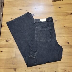 American Eagle Super High Rise Baggy Wide Leg